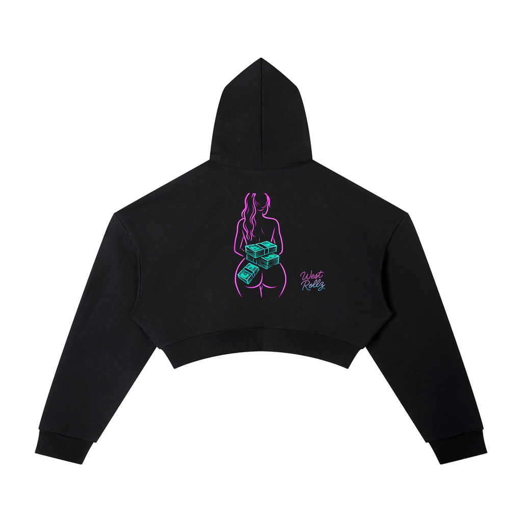 WEST ROLLZ X P-VALLEYS WOMEN CROP HOODIE