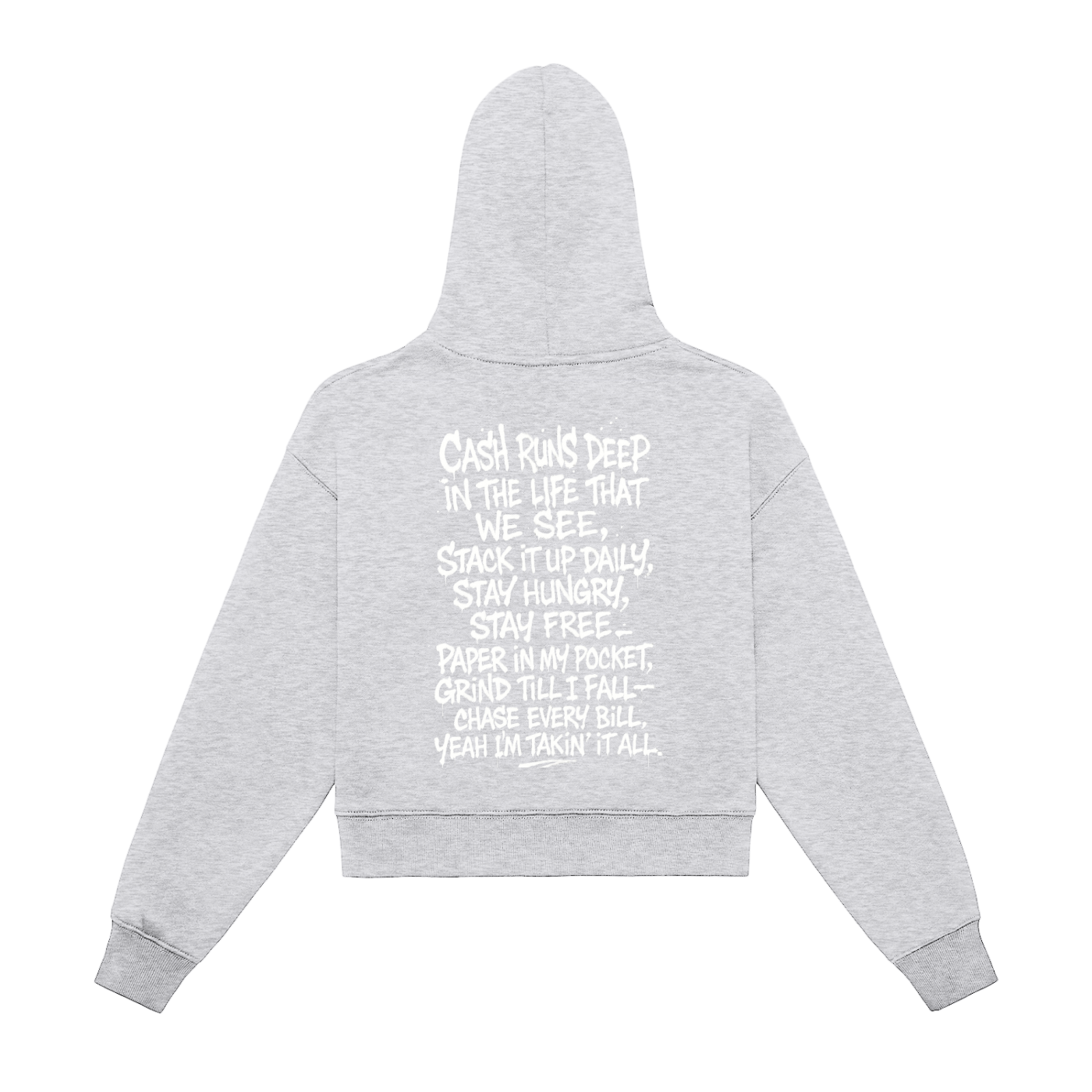 WEST ROLLZ X KILLA BEES WOMEN CROP HOODIE