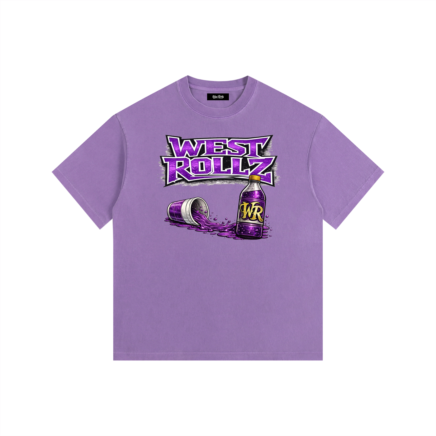 WEST ROLLZ X JAMAIS SANS MON SYRUP & MA DOUBLE CUP T-SHIRT