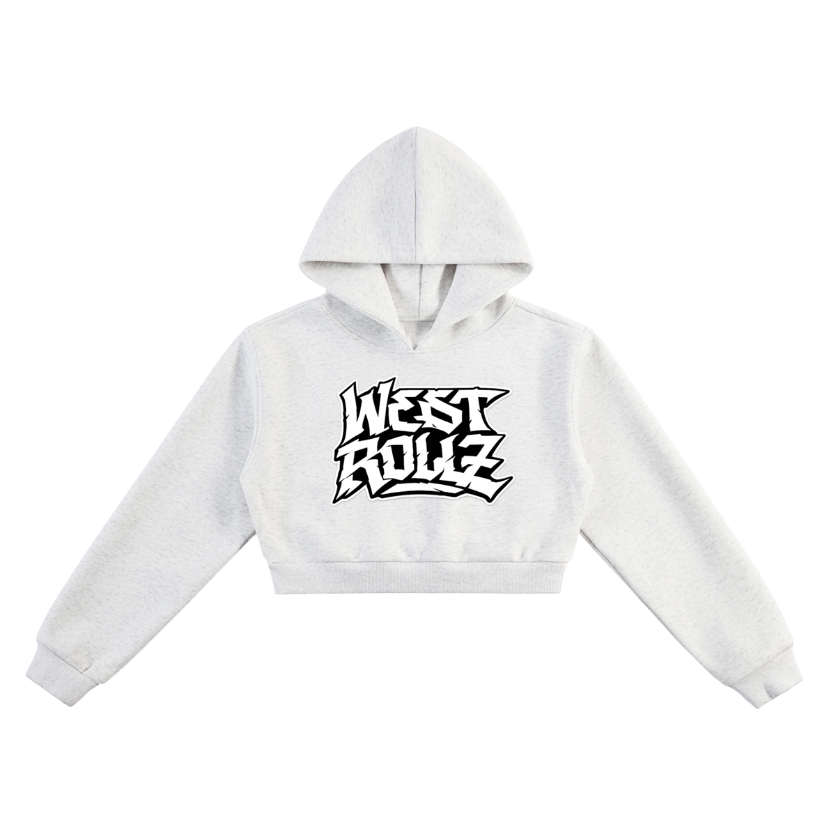WEST ROLLZ X Essential Cropped WOMEN Hoodie