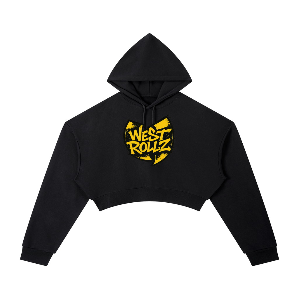 WEST ROLLZ X KILLA BEES CROP HOODIE