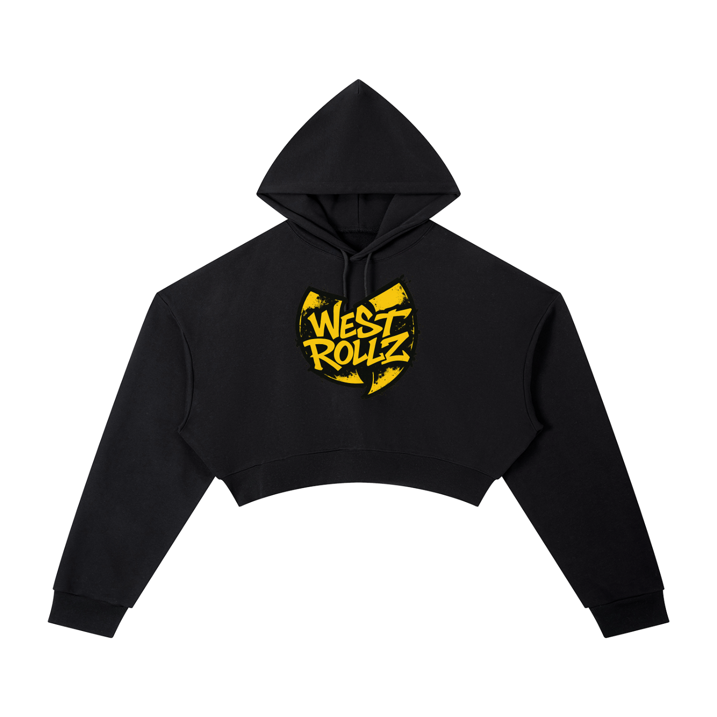 WEST ROLLZ X KILLA BEES CROP HOODIE