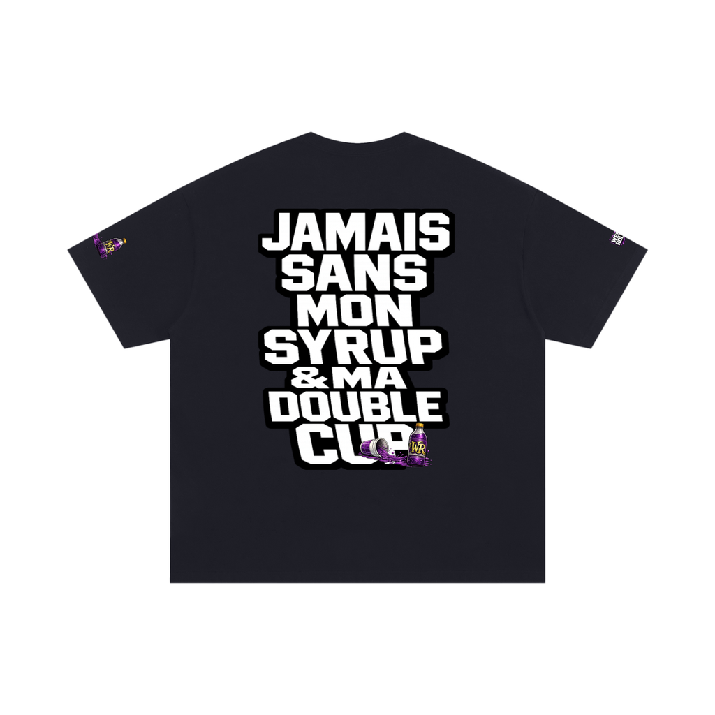 WEST ROLLZ X JAMAIS SANS MON SYRUP & MA DOUBLE CUP T-SHIRT
