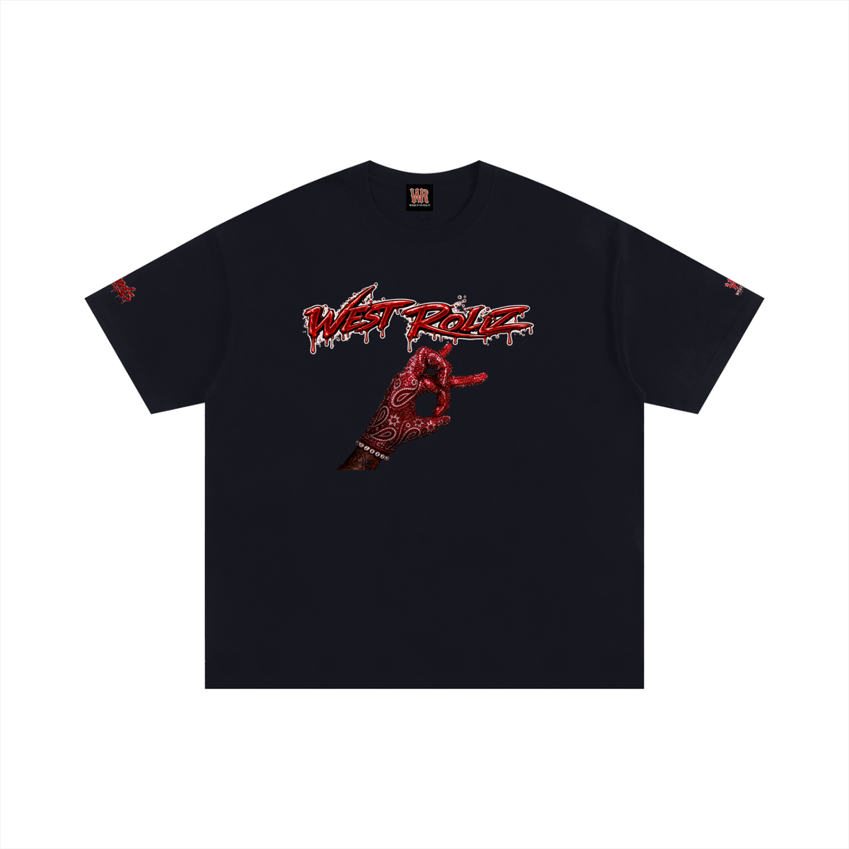 WEST ROLLZ x BLOODS PT.2 x O’JEEZZ MERCH T-SHIRT