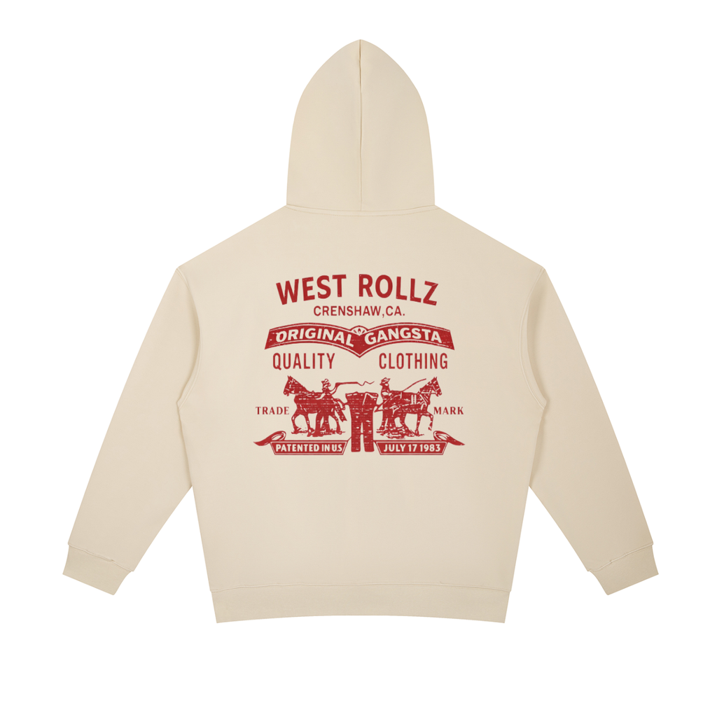 WEST ROLLZ X ROLLZ STRAUSZ X Essential Heavyweight Hoodie