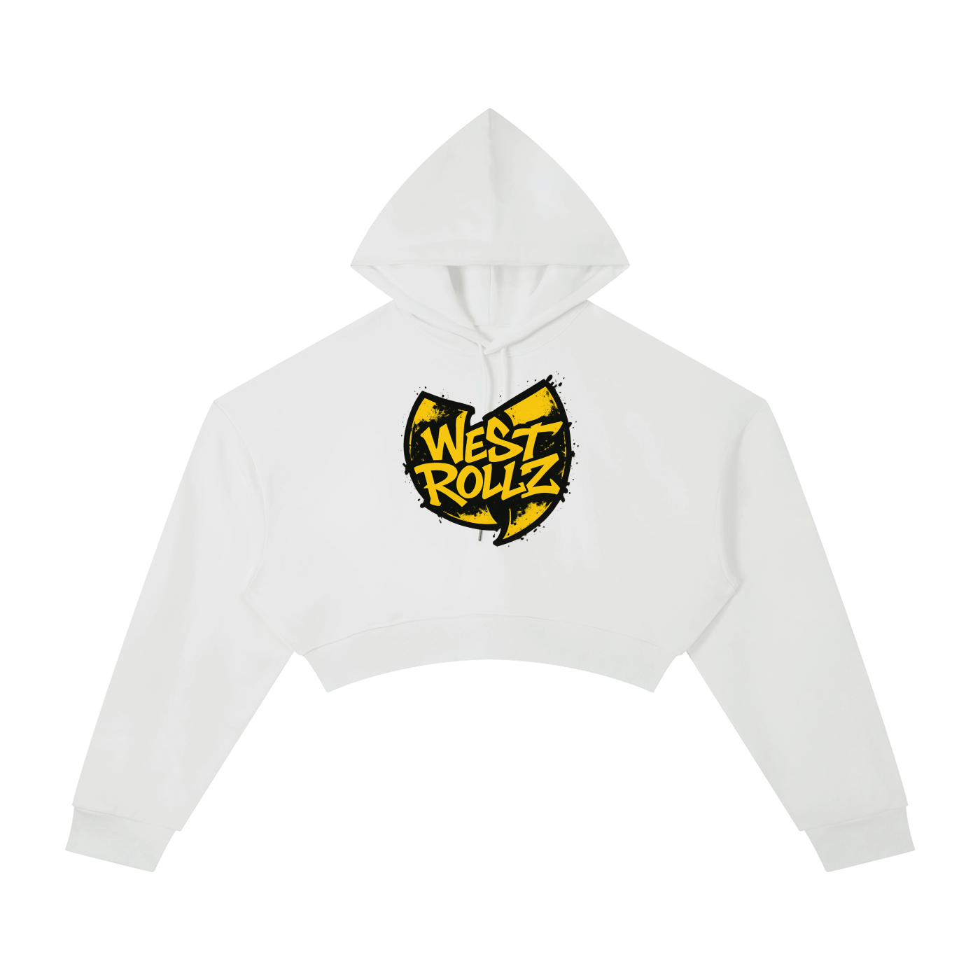 WEST ROLLZ X KILLA BEES CROP HOODIE