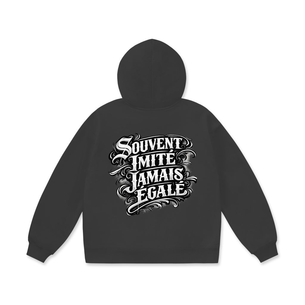 WEST ROLLZ X SORRY! J’AI LA MONEY AU BOUT DU FIL / Oversize Heavyweight Fleece HOODIE