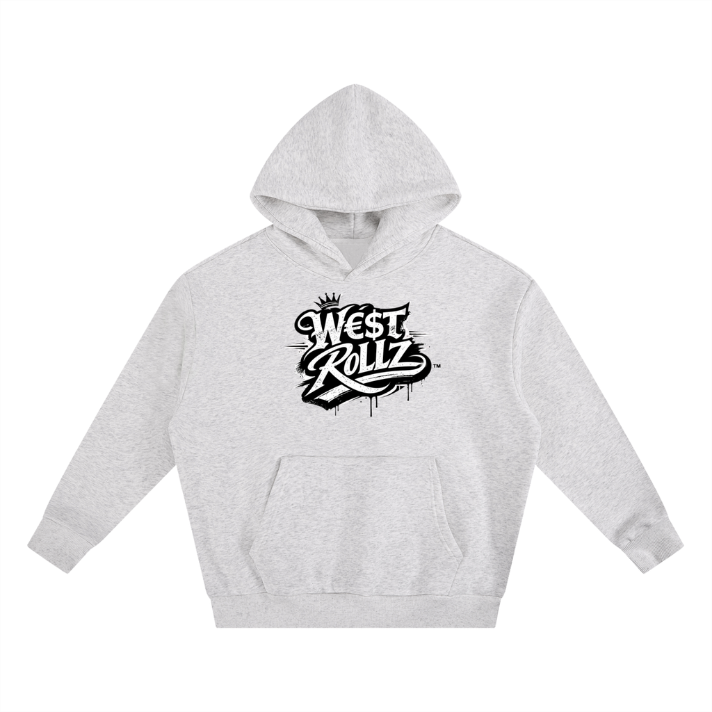 WEST ROLLZ X Essential Heavyweight Boxy Fleece Hoodie