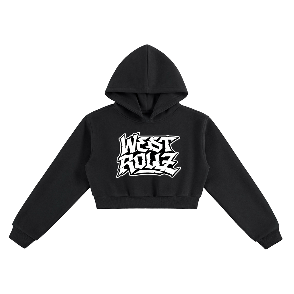 WEST ROLLZ X Essential Cropped WOMEN Hoodie