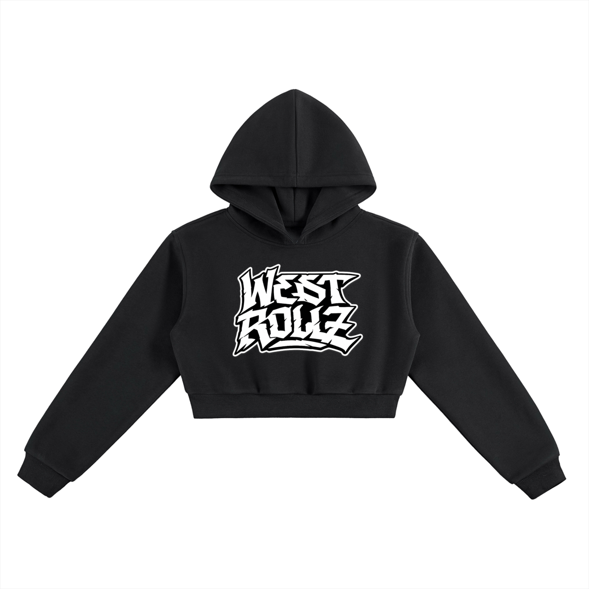 WEST ROLLZ X Essential Cropped WOMEN Hoodie