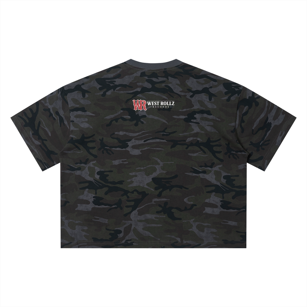 WEST ROLLZ X WEST ROLLZ RECORDS X Camo Boxy T-SHIRT