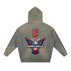WEST ROLLZ X VINTAGE DIP-ROLLZ HOODIE