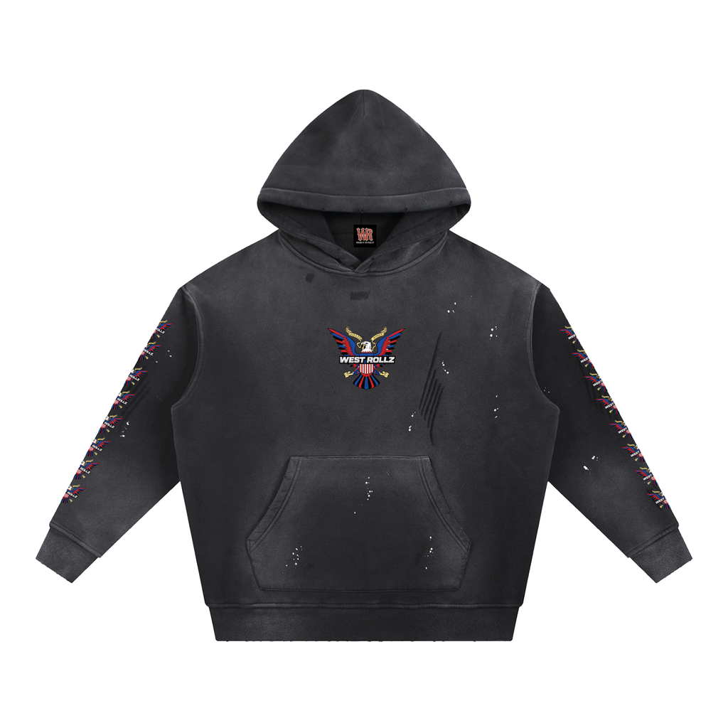 WEST ROLLZ X VINTAGE DIP-ROLLZ HOODIE