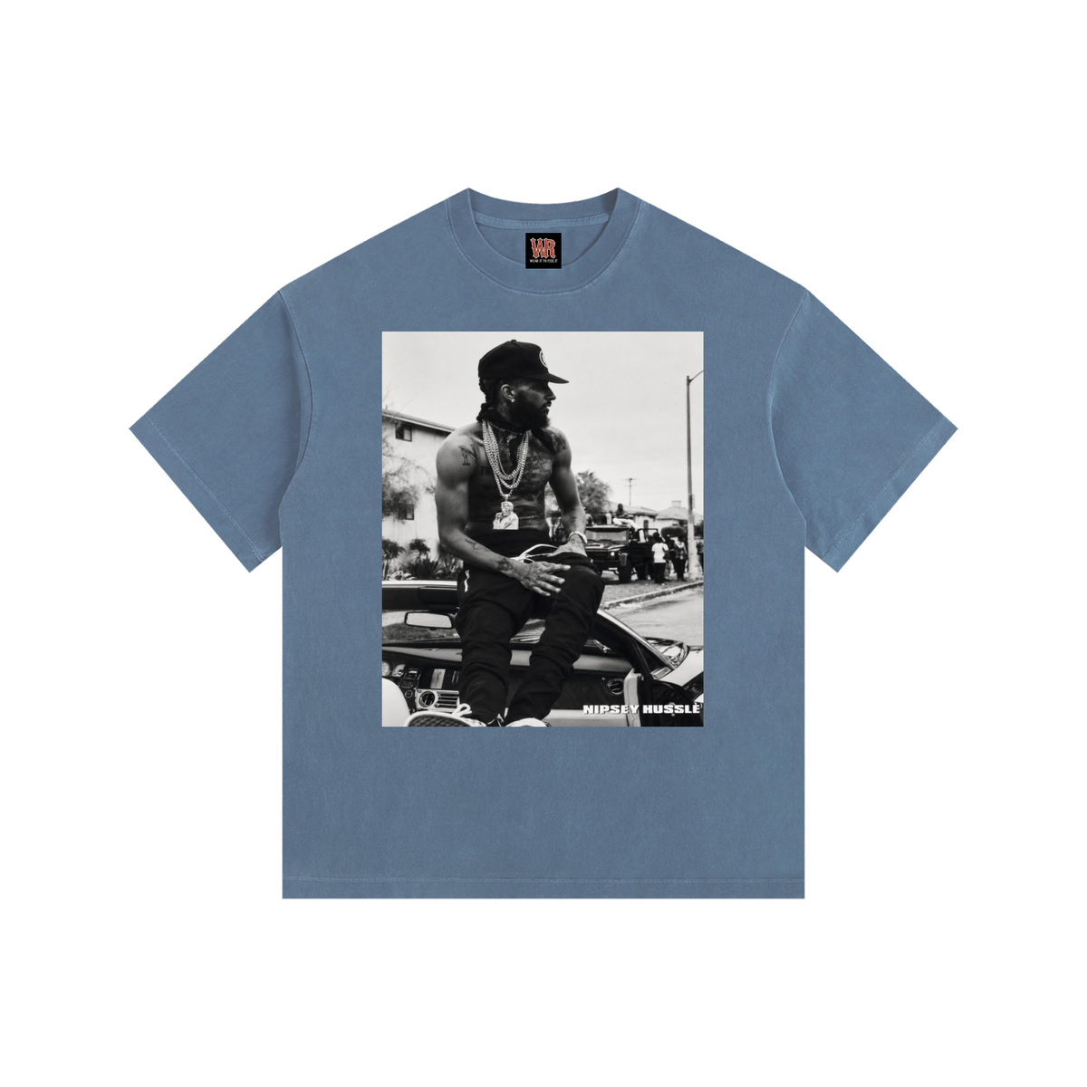 WEST ROLLZ X MÉMORIAL IDOLE X Vintage Washed Oversized Cotton T-Shirt
