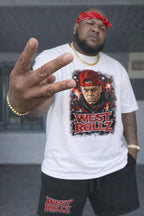 WEST ROLLZ X WEST IN THA HOOD T-SHIRT