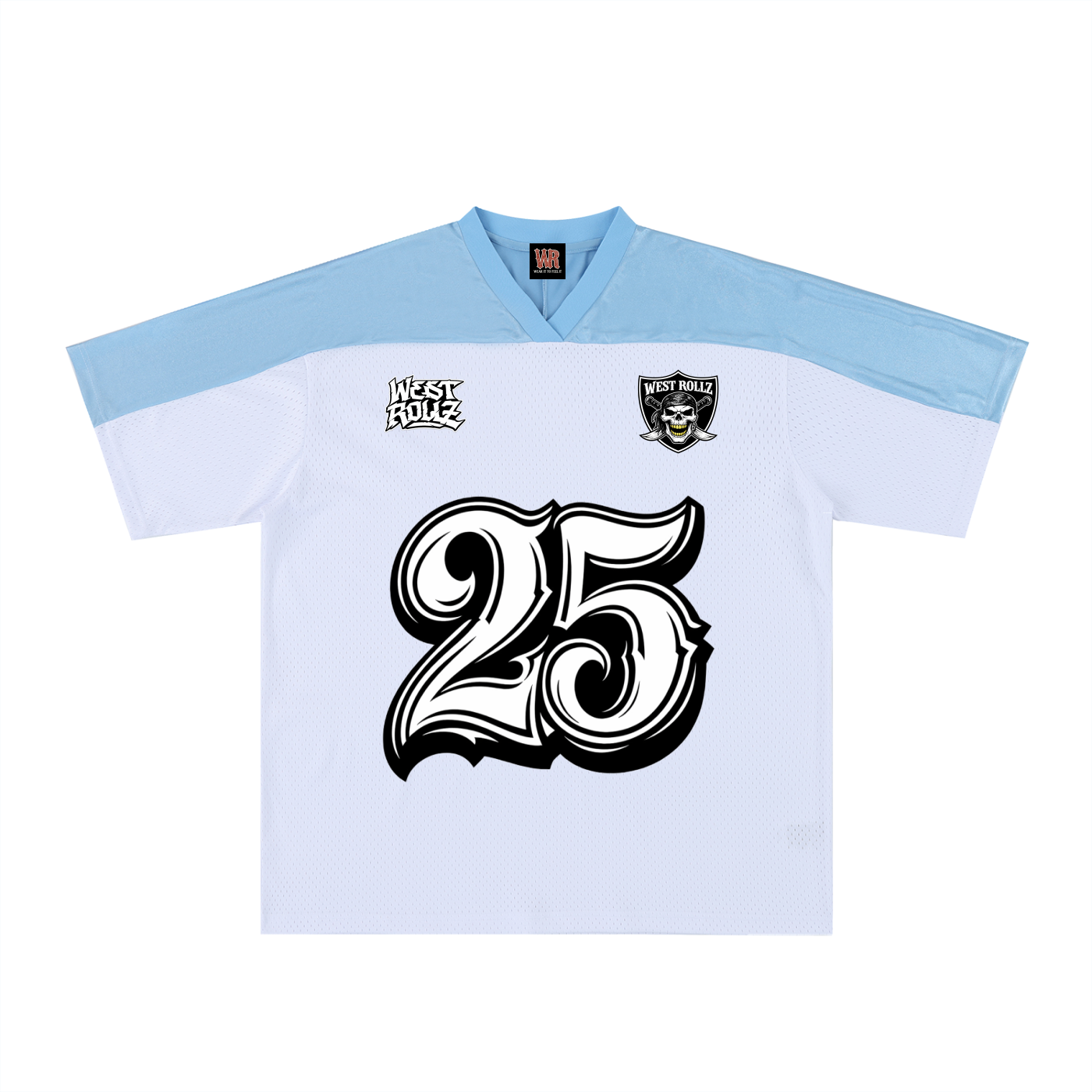 WEST ROLLZ X PIRATES WEST JERSEY FOOTBALL JERSEY T-SHIRT