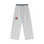 WEST ROLLZ X Plaid Contrast Waist PANTS
