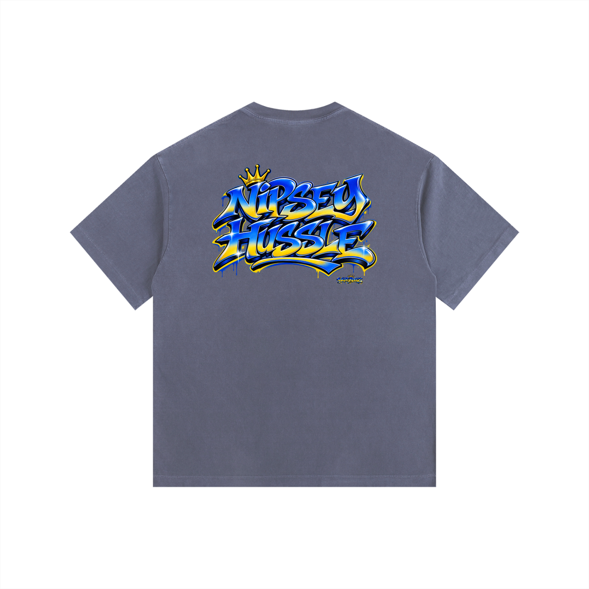 WEST ROLLZ X MÉMORIAL IDOLE X Vintage Washed Oversized Cotton T-Shirt