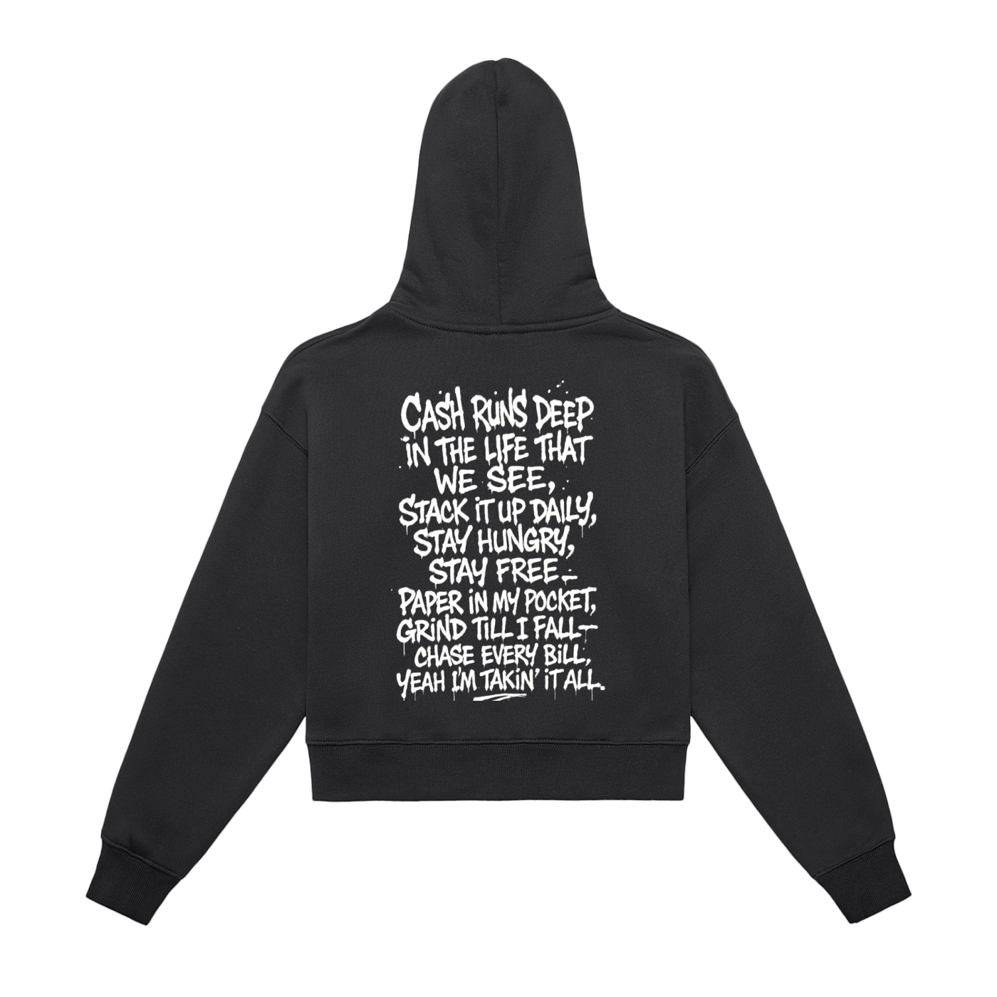 WEST ROLLZ X KILLA BEES WOMEN CROP HOODIE