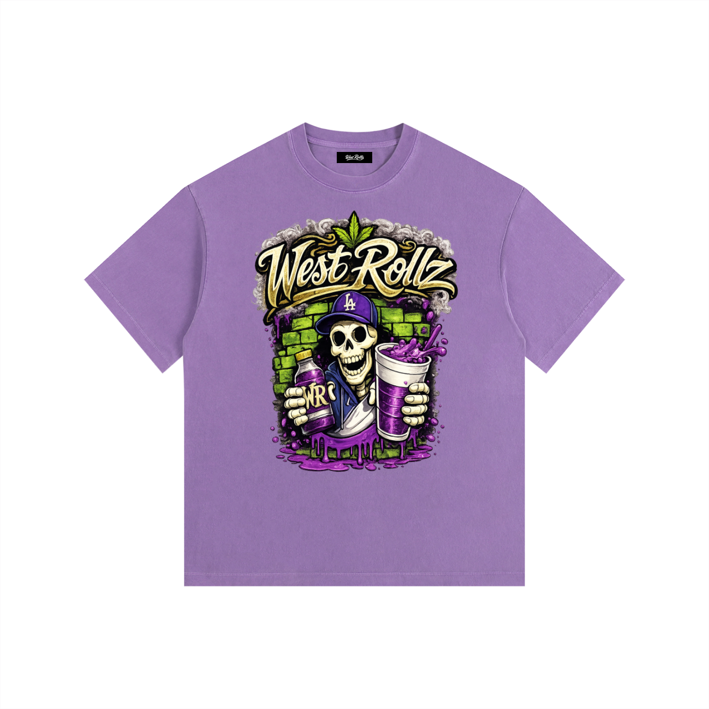 WEST ROLLZ X JAMAIS SANS MON SYRUP & MA DOUBLE CUP T-SHIRT
