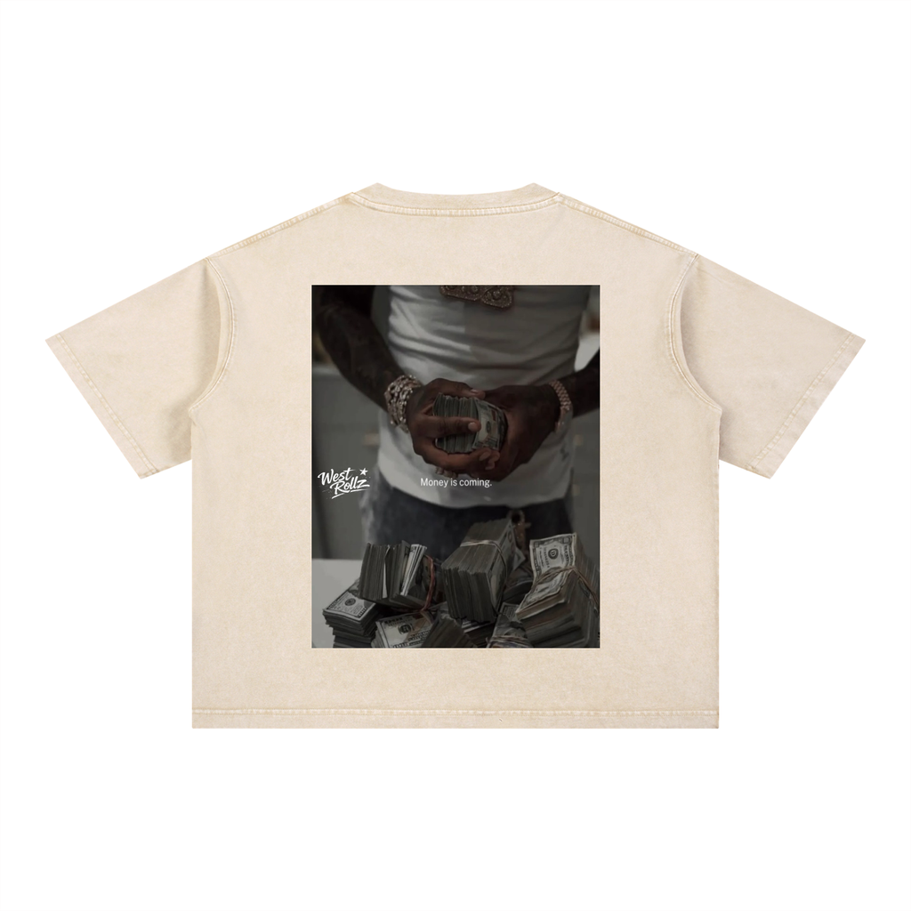 WEST ROLLZ X MONEY MAKER BOXY T-SHIRT