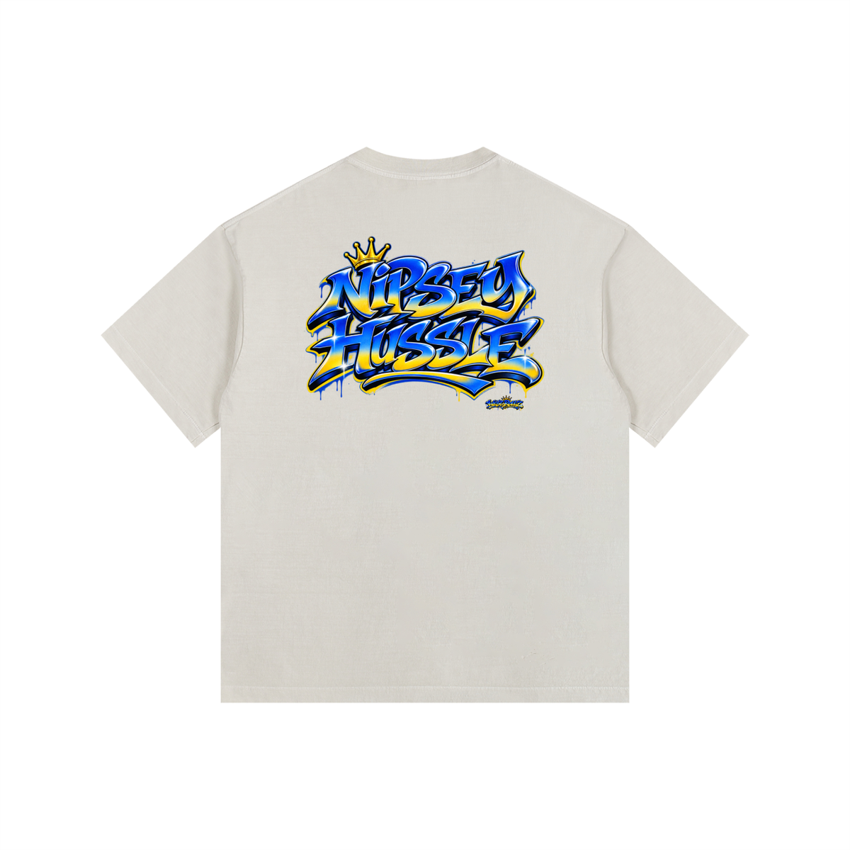 WEST ROLLZ X MÉMORIAL IDOLE X Vintage Washed Oversized Cotton T-Shirt