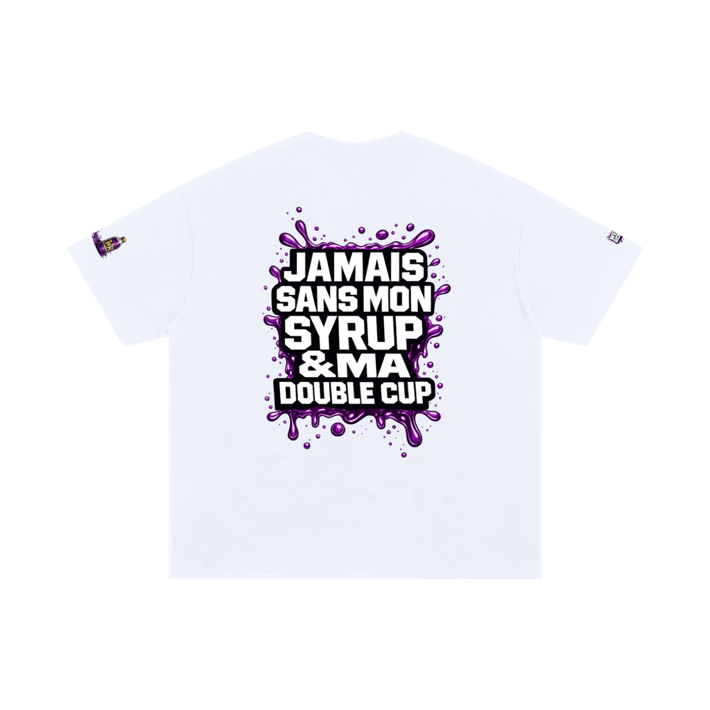 WEST ROLLZ X JAMAIS SANS MON SYRUP & MA DOUBLE CUP T-SHIRT