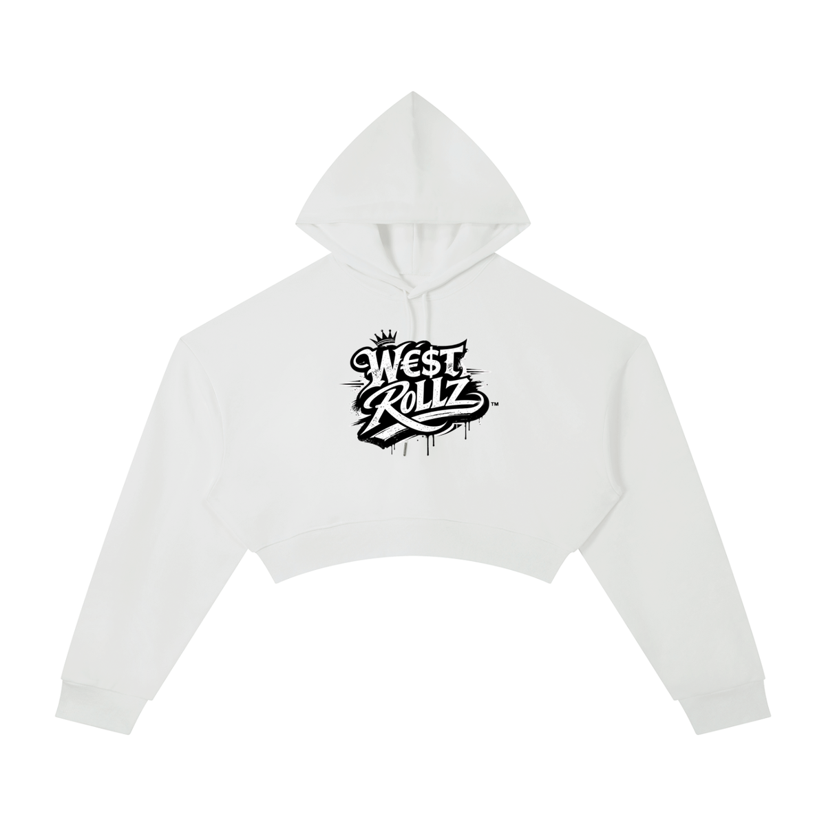 WEST ROLLZ X Essential Cropped WOMEN Hoodie