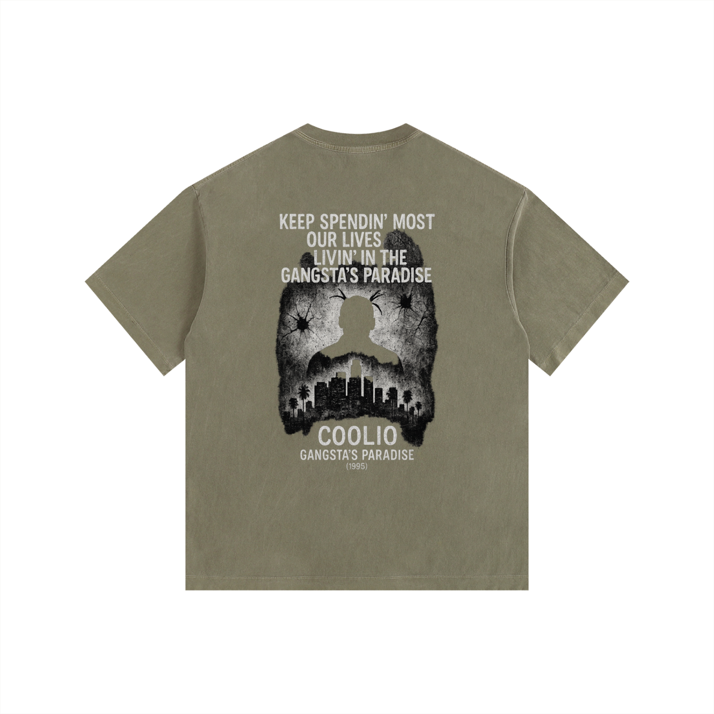 WEST ROLLZ X LABEL HÉRITAGE GANGSTA’PARADISE T-SHIRT BIG SIZE