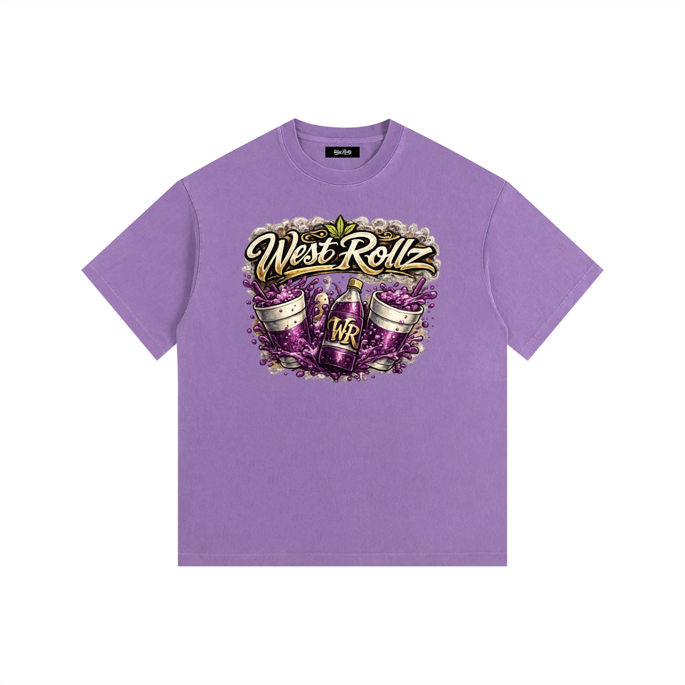WEST ROLLZ X JAMAIS SANS MON SYRUP & MA DOUBLE CUP T-SHIRT