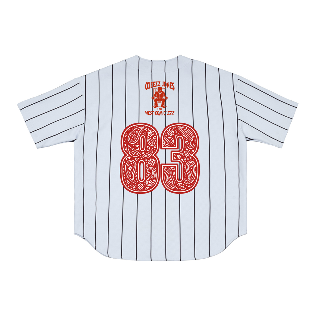 WEST ROLLZ X BLOODS BASEBALL SPORT JERSEY