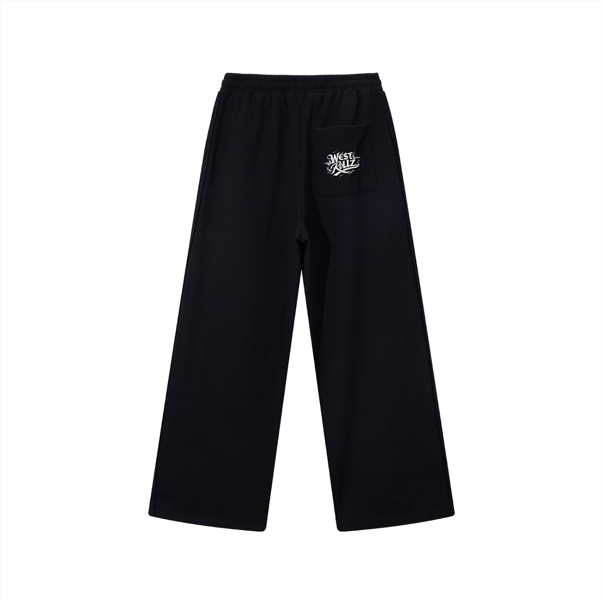 WEST ROLLZ X Contrast Tape Straight-Leg Sweat PANTS