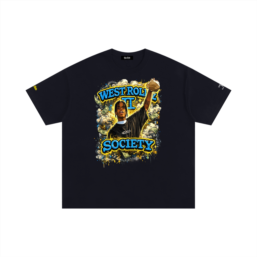 WEST ROLLZ X WEST ROLLZ II SOCIETY MEN T-SHIRT