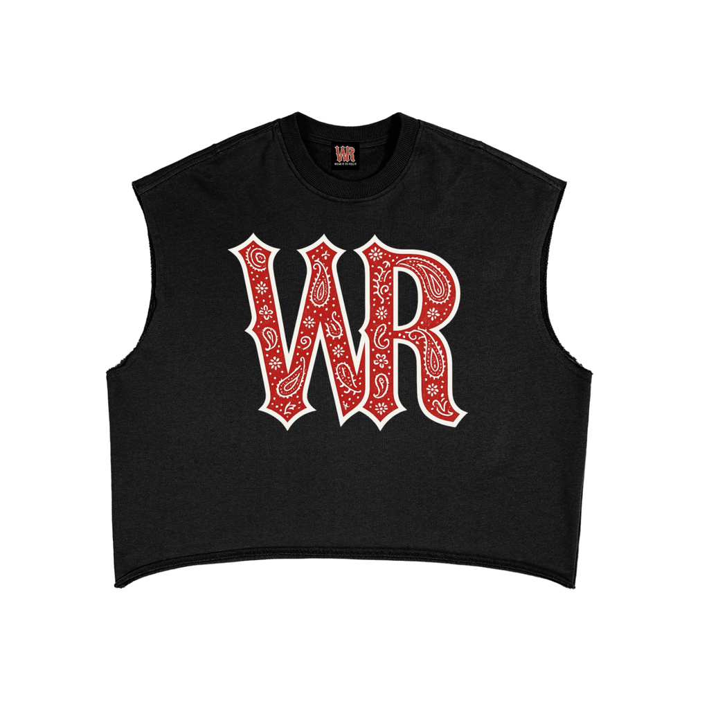 WEST ROLLZ X French Terry Boxy Tank Top T-SHIRT