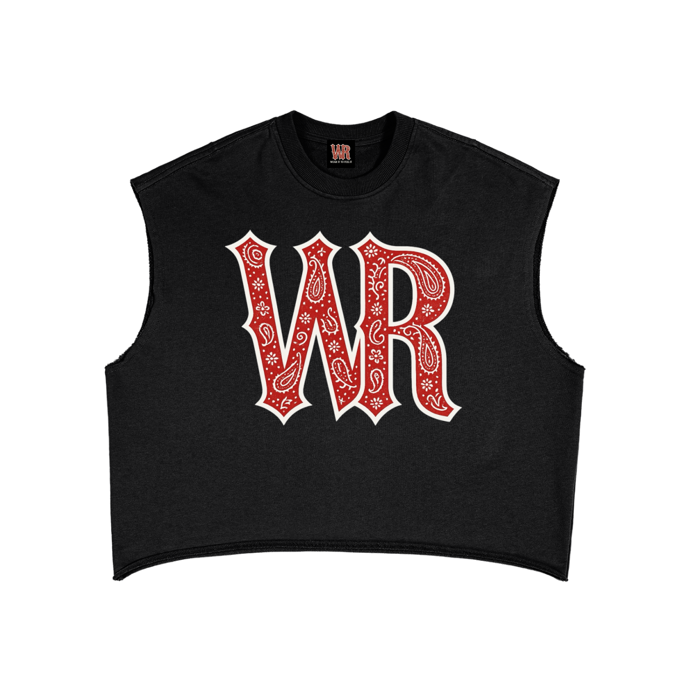 WEST ROLLZ X French Terry Boxy Tank Top T-SHIRT
