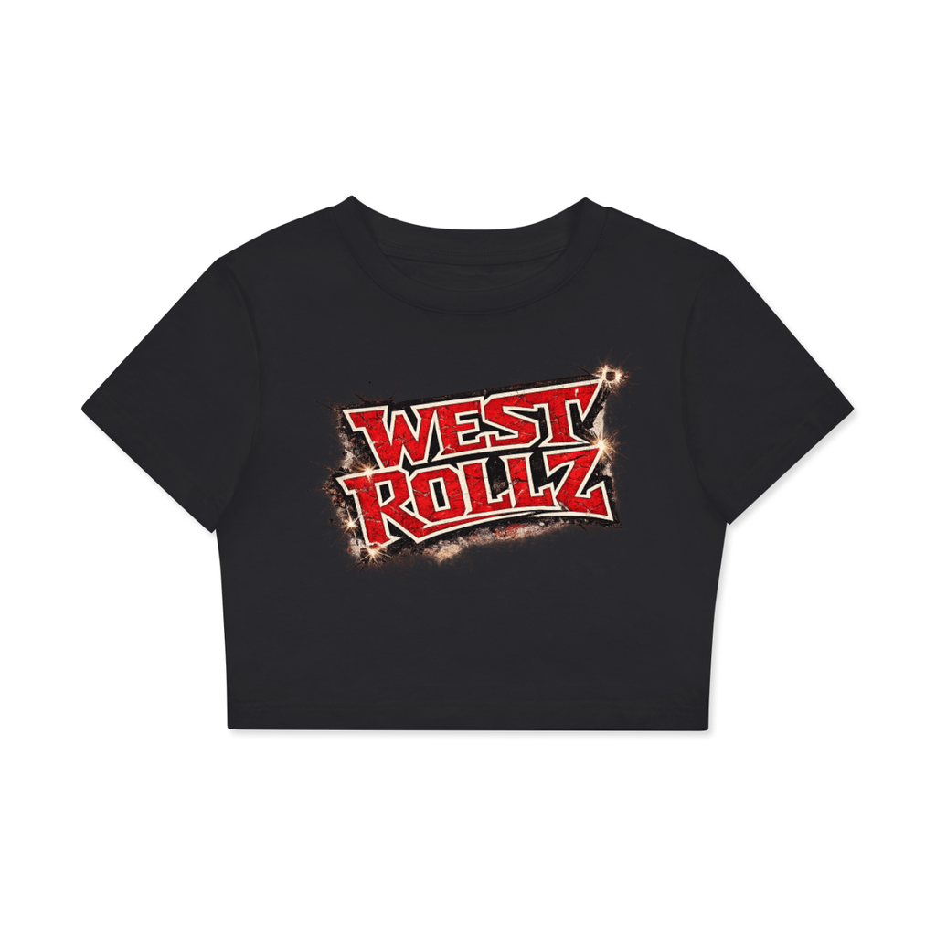 WEST ROLLZ X WEST IN THA HOOD T-SHIRT CROP WOMEN