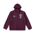 WEST ROLLZ X Essential Heavyweight High Neck  Zip-Up Hoodie