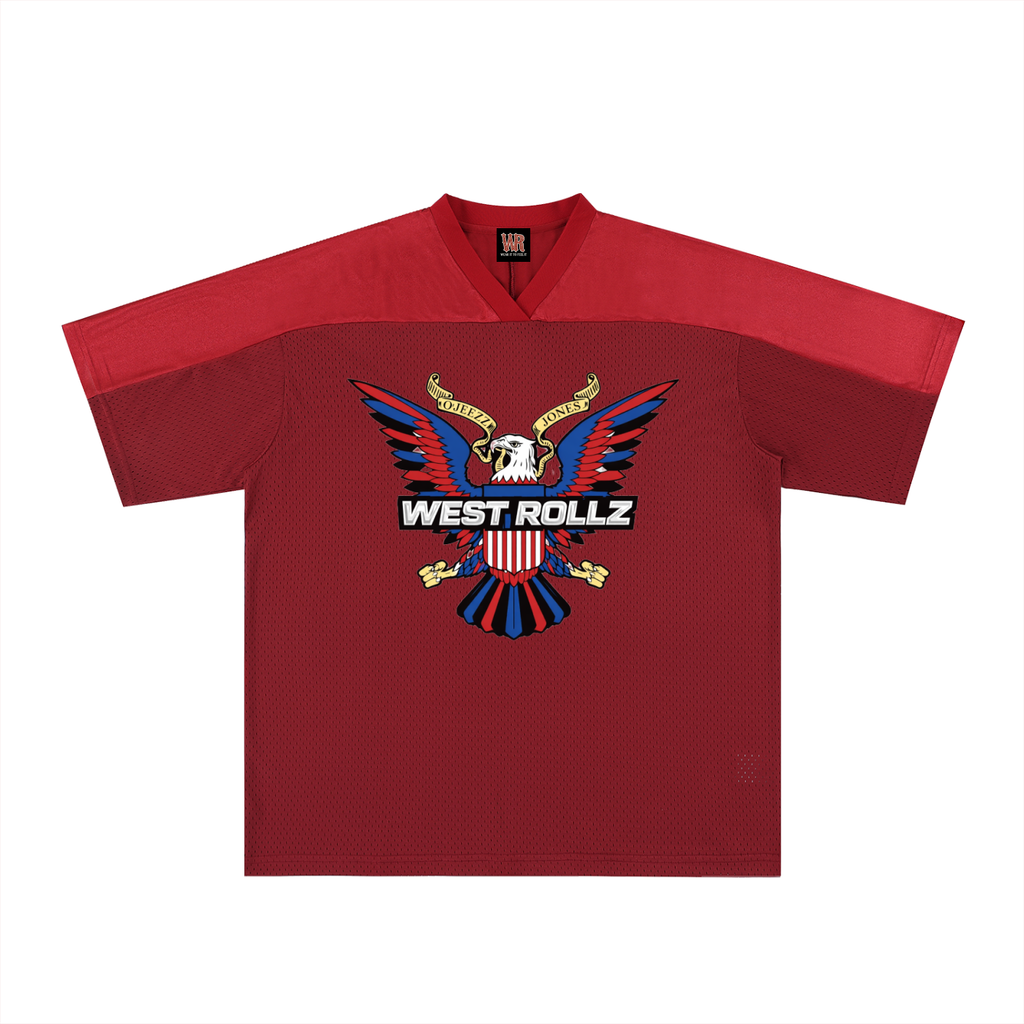 WEST ROLLZ X DIP-ROLLZ FOOTBALL JERSEY T-SHIRT