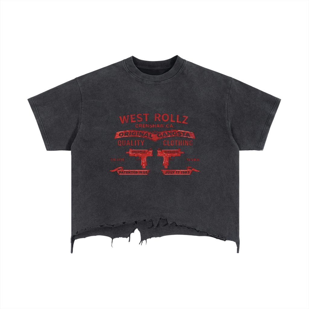 WEST ROLLZ X ROLLZ STRAUSZ BOXY DESTROY T-SHIRT