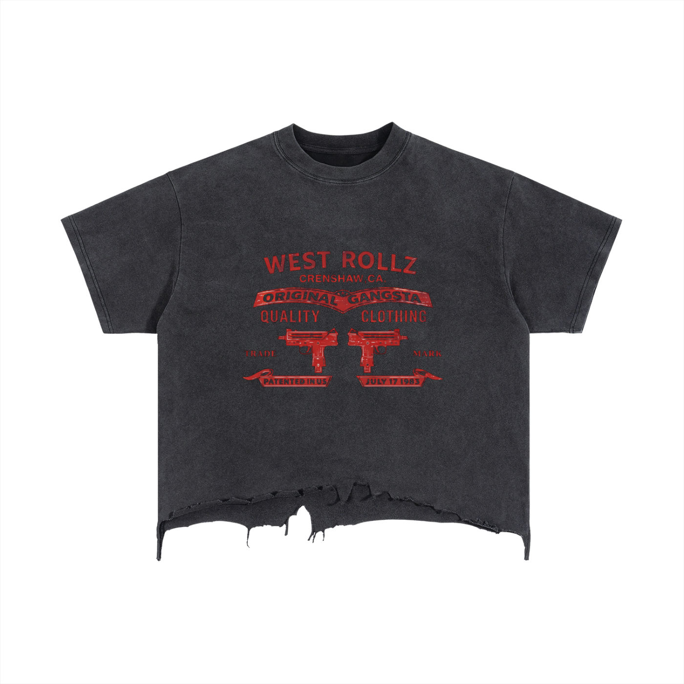WEST ROLLZ X ROLLZ STRAUSZ BOXY DESTROY T-SHIRT
