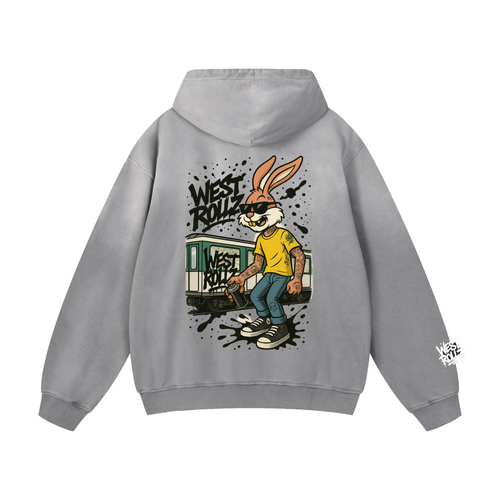 WEST ROLLZ X BUNNY GRAFF HOODIE