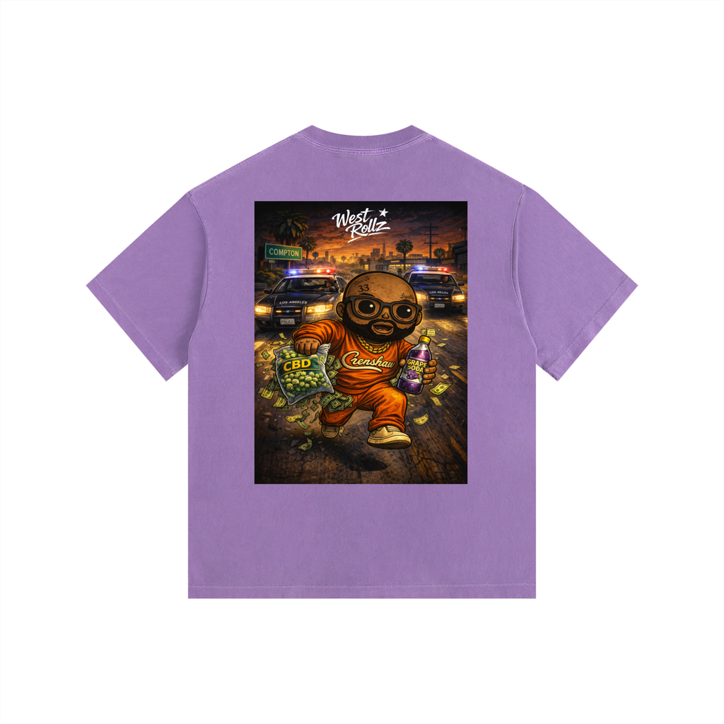 WEST ROLLZ X JAMAIS SANS MON SYRUP & MA DOUBLE CUP T-SHIRT