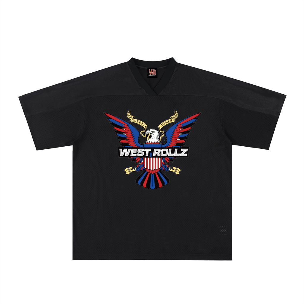 WEST ROLLZ X DIP-ROLLZ FOOTBALL JERSEY T-SHIRT