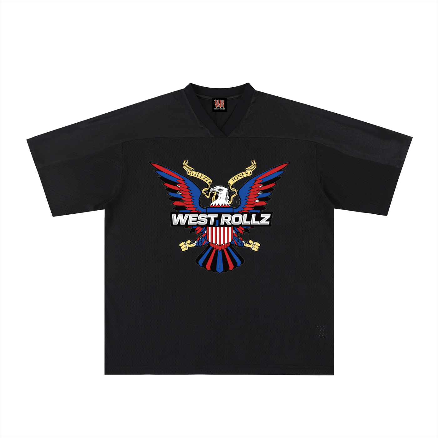 WEST ROLLZ X DIP-ROLLZ FOOTBALL JERSEY T-SHIRT