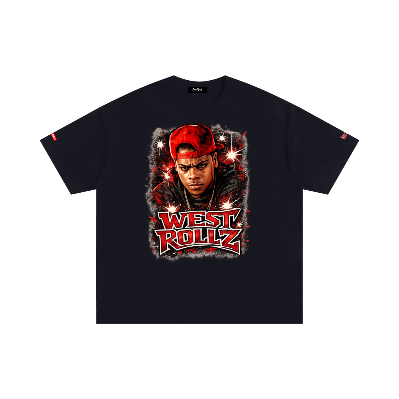 WEST ROLLZ X WEST IN THA HOOD T-SHIRT