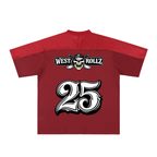 WEST ROLLZ X PIRATES WEST JERSEY FOOTBALL JERSEY T-SHIRT