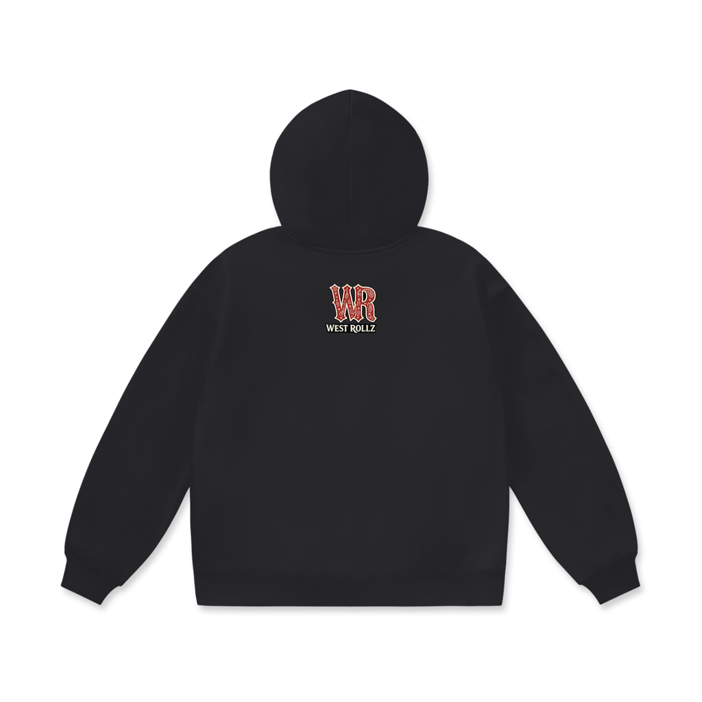 WEST ROLLZ X L’original WR X  Oversize Heavyweight Fleece Hoodie