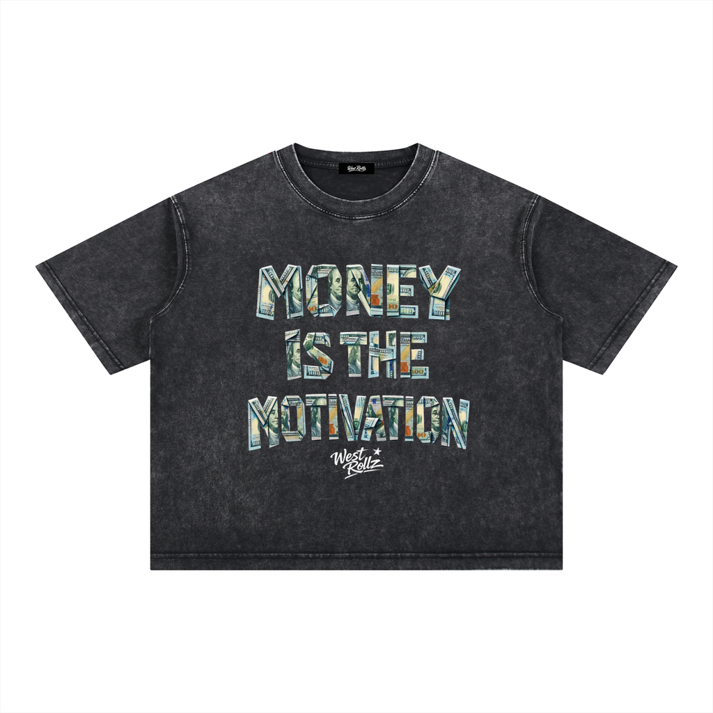 WEST ROLLZ X MONEY MAKER BOXY T-SHIRT