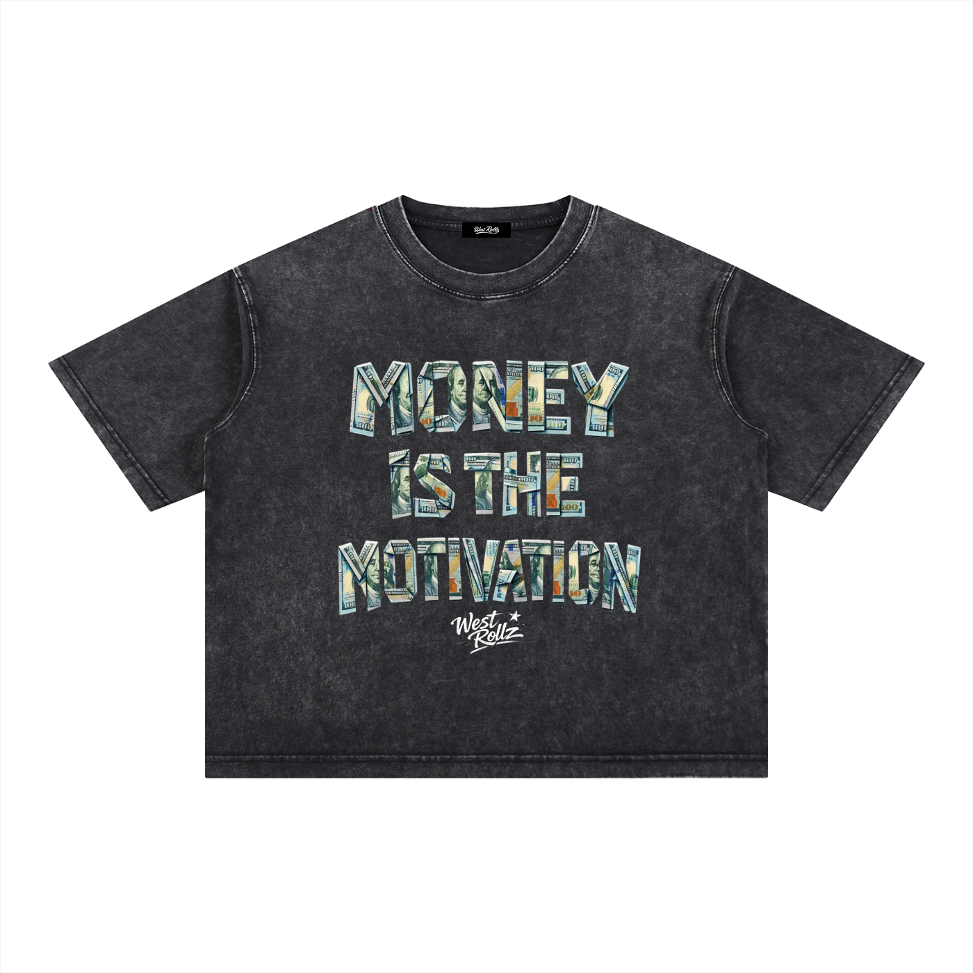WEST ROLLZ X MONEY MAKER BOXY T-SHIRT