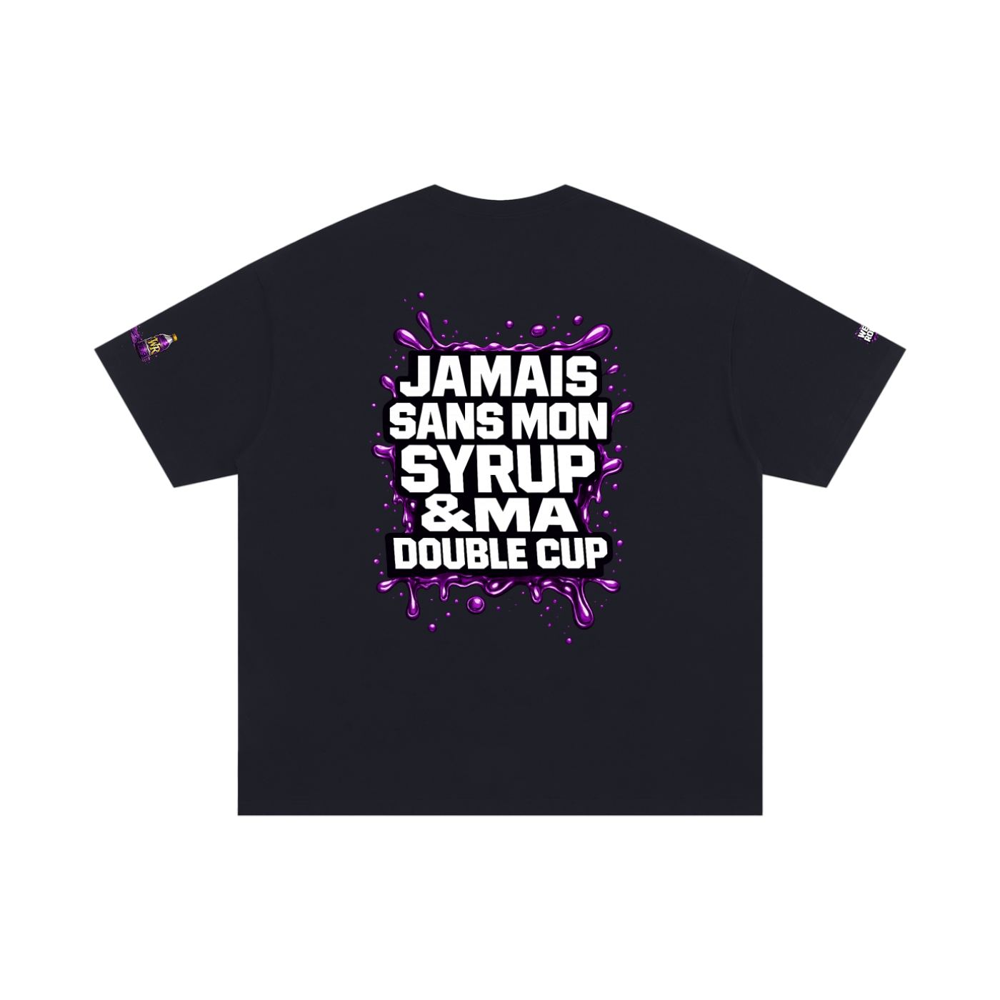 WEST ROLLZ X JAMAIS SANS MON SYRUP & MA DOUBLE CUP T-SHIRT